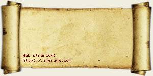 Danijela Medaković vizit kartica